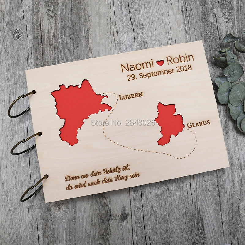 Custom Star Map - 소박한 맞춤형 결혼식 방명록, 맞춤형 MAP