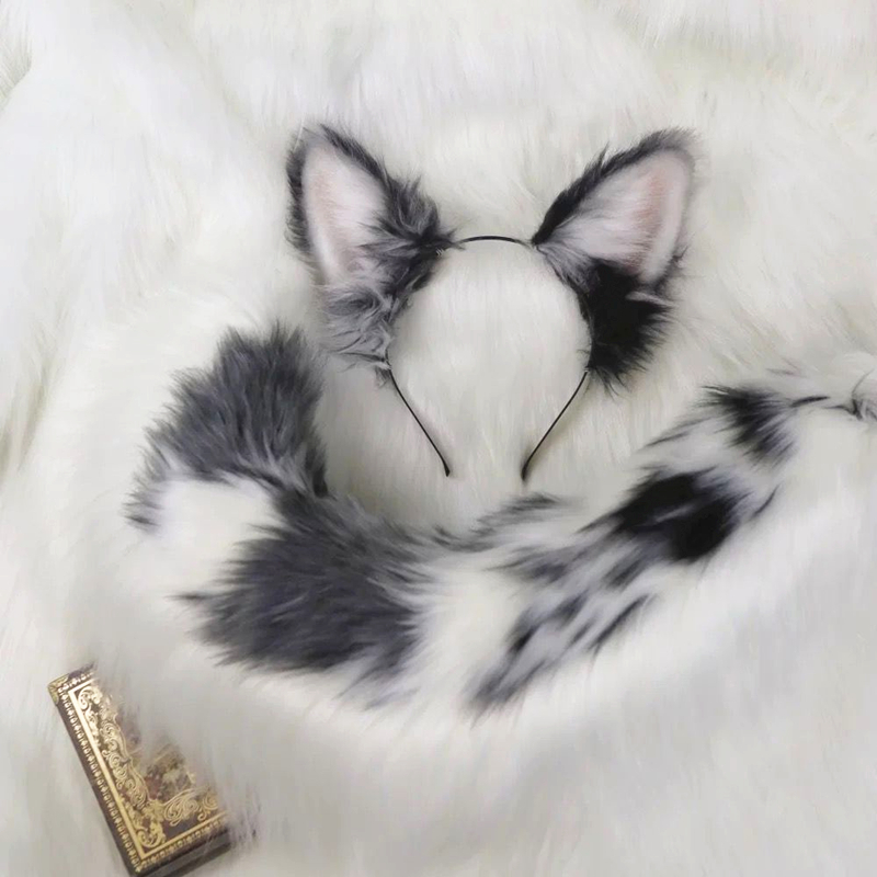 Pet Portrait Custom - 맞춤형 할로윈 강아지 보더 콜리 귀
