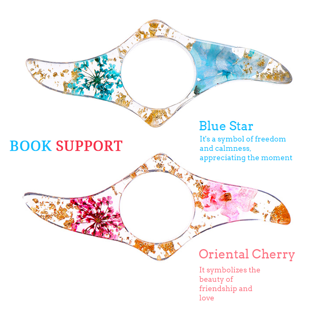 Dried Flower Bookmark - 절묘한 말린 꽃 엄지 책 지원