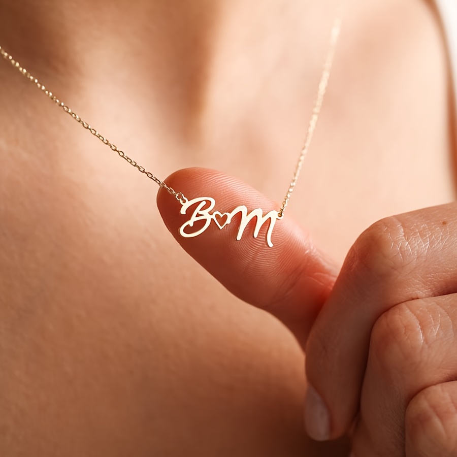 Name Necklace Custom - 여성을위한 사용자 정의 이름 목걸이 방수