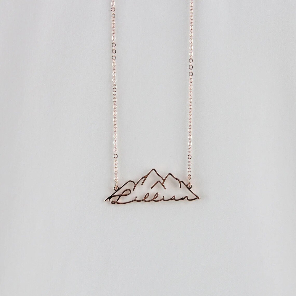 Birth Flower Necklace - 사용자 정의 이름 목걸이 패션 맞춤형