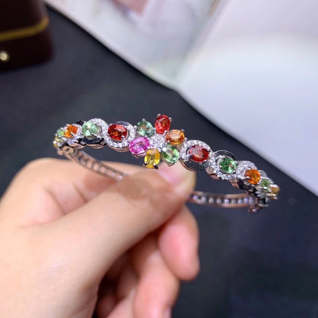 Coordinates Bracelet - Foydjew 여성용 럭셔리 레인보우 캔디 컬러