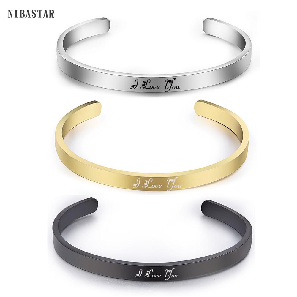 Coordinates Bracelet - 패션 골드 블랙 실버 스테인레스 스틸