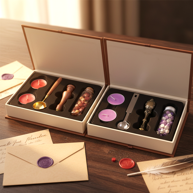 Wax Seal Letter Kit - 왁스 씰 스탬프 선물 세트 (단단한