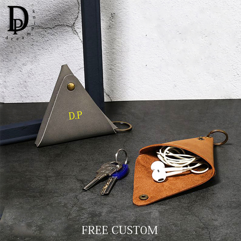 Initial Ring Custom - 크리에이티브 커스텀 이름 미니 동전 지갑,