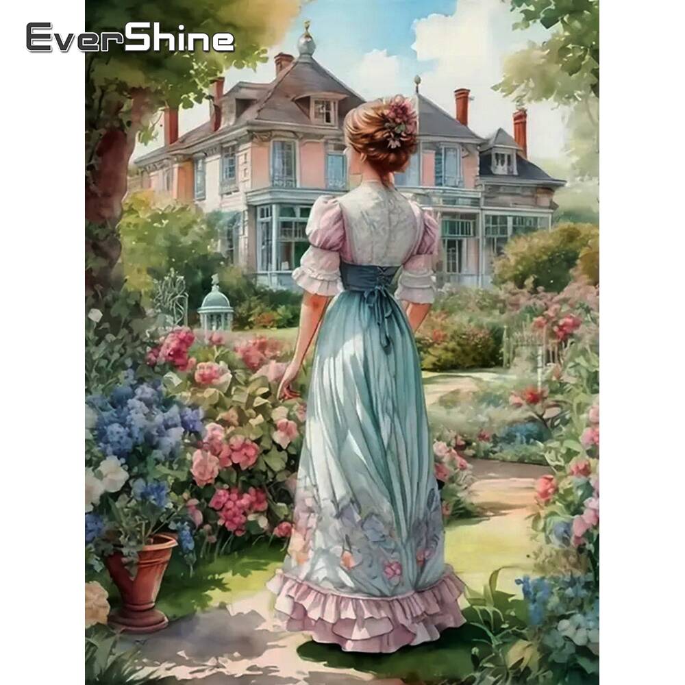 Photo Mosaic Print - Evershine 다이아몬드 페인팅 러브 하트 스톤