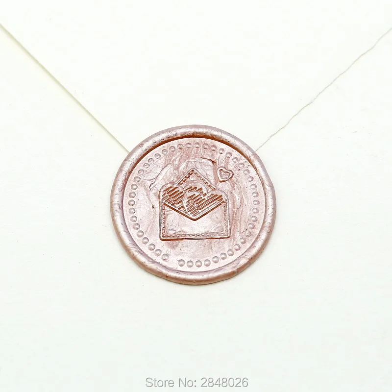 Wax Seal Letter Kit - 러브레터 왁스 인감 스탬프, 봉투 왁스
