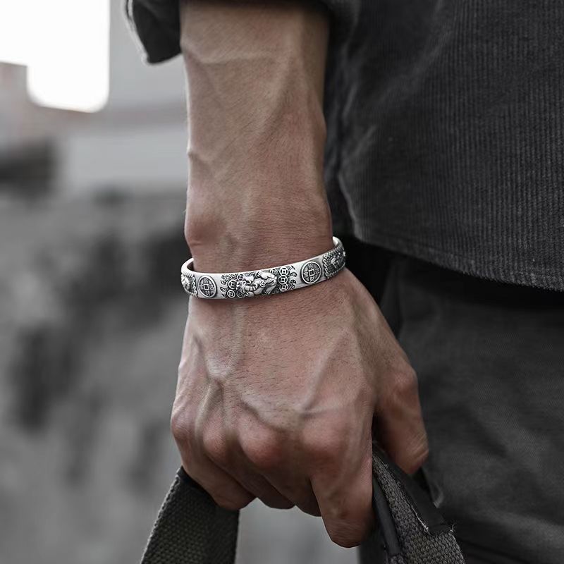 Coordinates Bracelet - 클래식 레트로 중국 신화 행운의 짐승