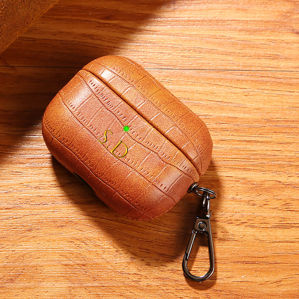 에어팟 1 2 3 4 프로 2용 고급 리치 스킨 패턴  - Monogram Keychain Leather 리뷰 및 가격