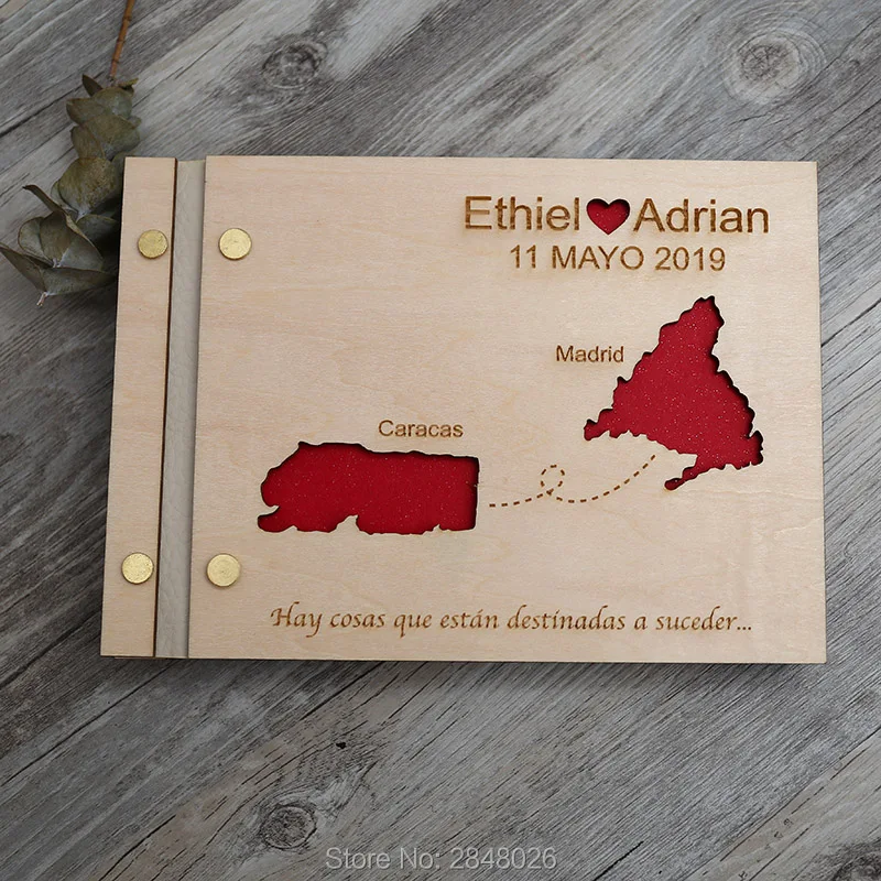 지도 새겨진 결혼식 방명록, 맞춤형 목조 결혼식 사랑  - Custom Star Map 리뷰 및 가격