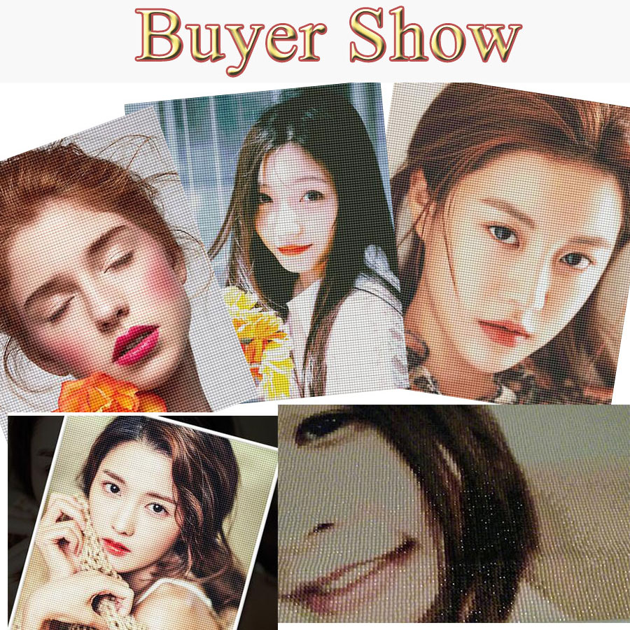 120 색상 다이아몬드 페인팅 사용자 정의 키트 사진  - Photo Mosaic Print 리뷰 및 가격