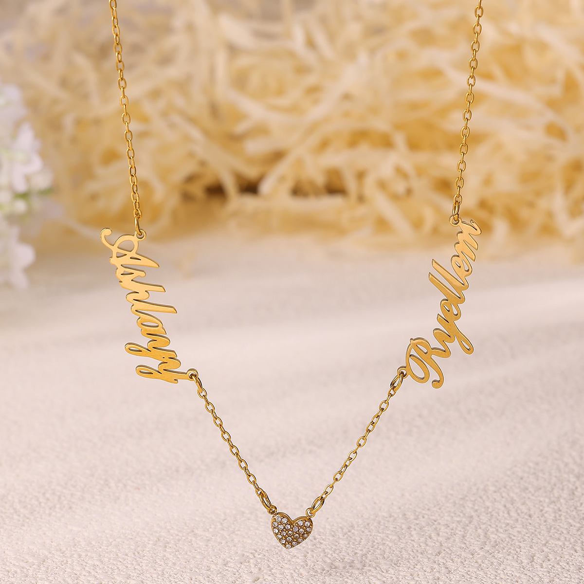 여성을위한 사용자 정의 두 이름 목걸이 크리스마스 여러 - Name Necklace Custom 리뷰 및 가격