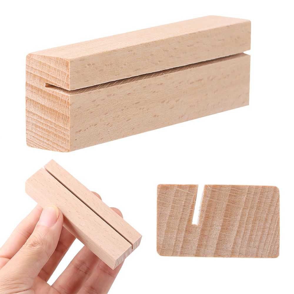 액자 베이스 책상 카드, 천연 나무 노트 클립, 사진  - Engraved Wood Frame 리뷰 및 가격