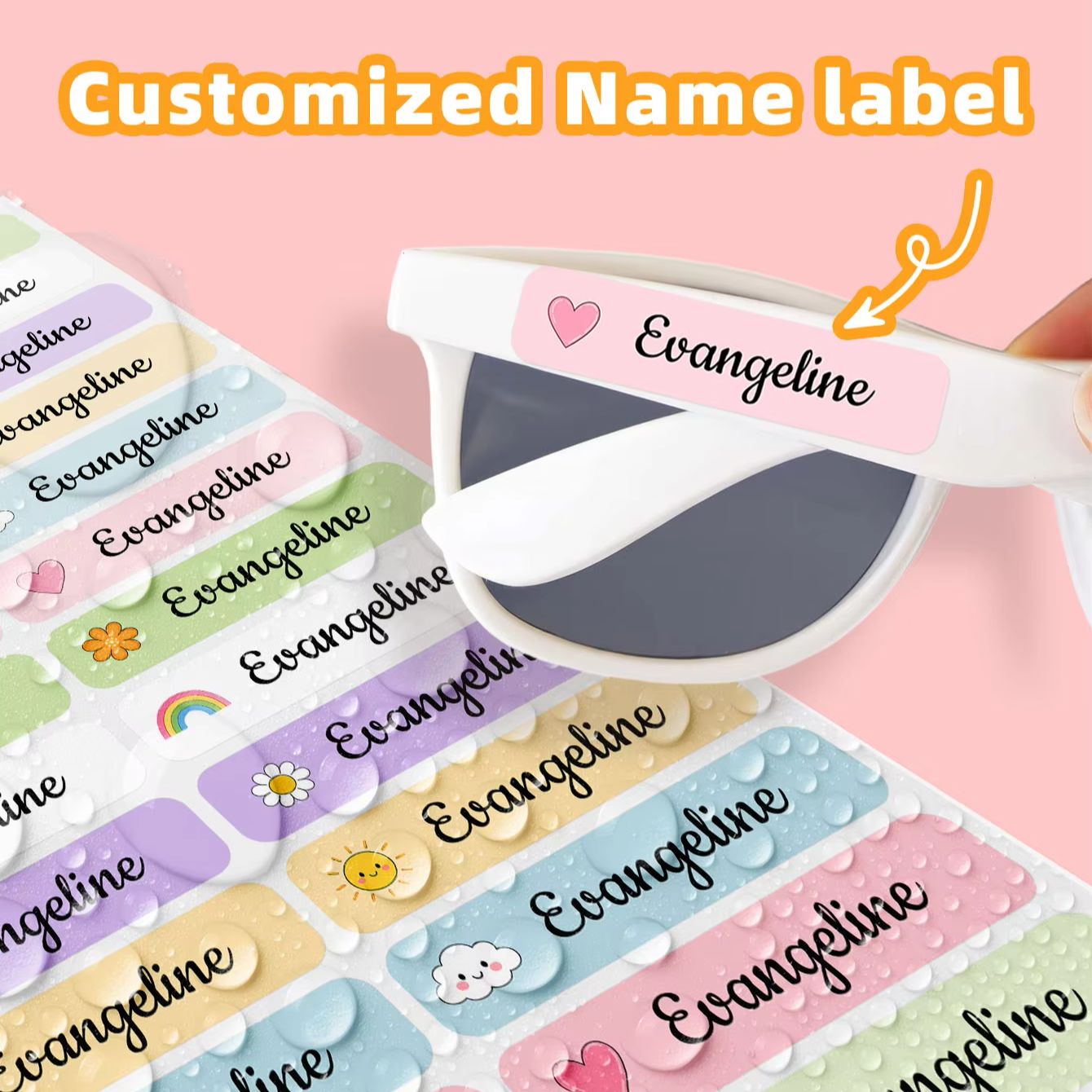 1-220PCS 맞춤형 개인 이름 스티커, 물병, 보관 - Personalized Name Box 리뷰 및 가격