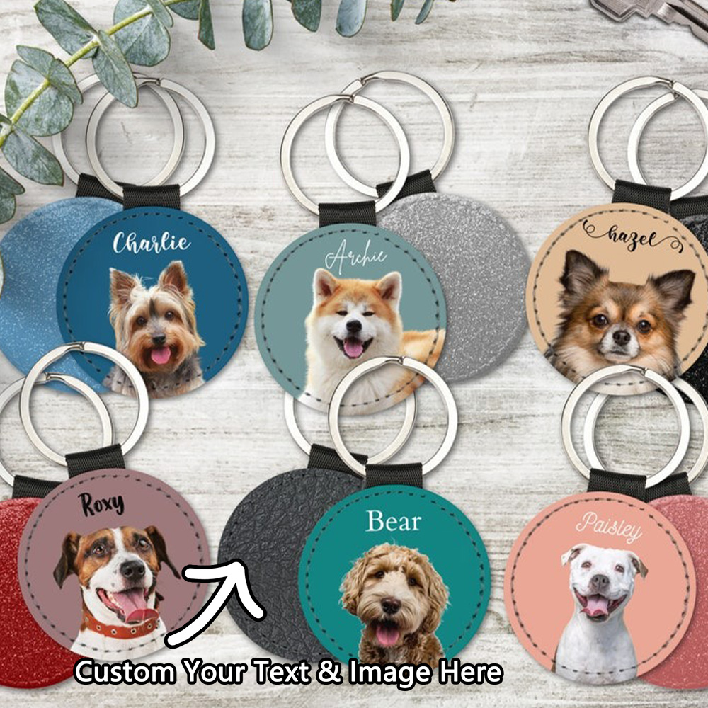 맞춤 애완 동물 사진 키체인, 개인 맞춤 강아지 고양이 - Pet Portrait Custom 리뷰 및 가격