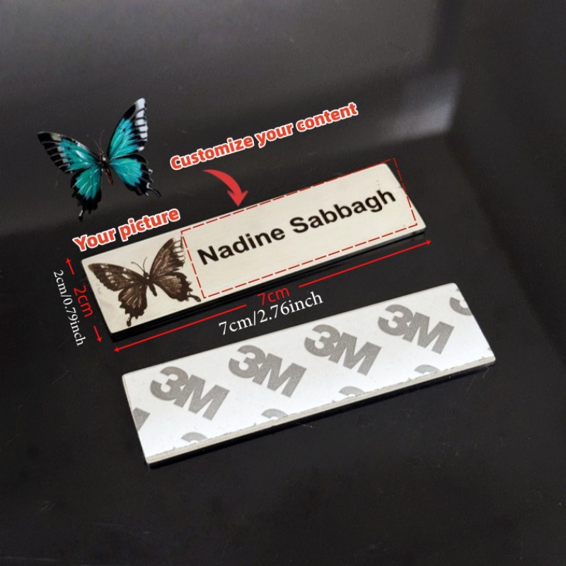 70x20mm 맞춤형 금속 이름표, 로고 각인, 비즈니 - Personalized Name Box 리뷰 및 가격