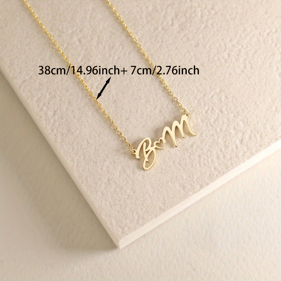 여성을위한 사용자 정의 이름 목걸이 방수 스테인레스 스 - Name Necklace Custom 리뷰 및 가격