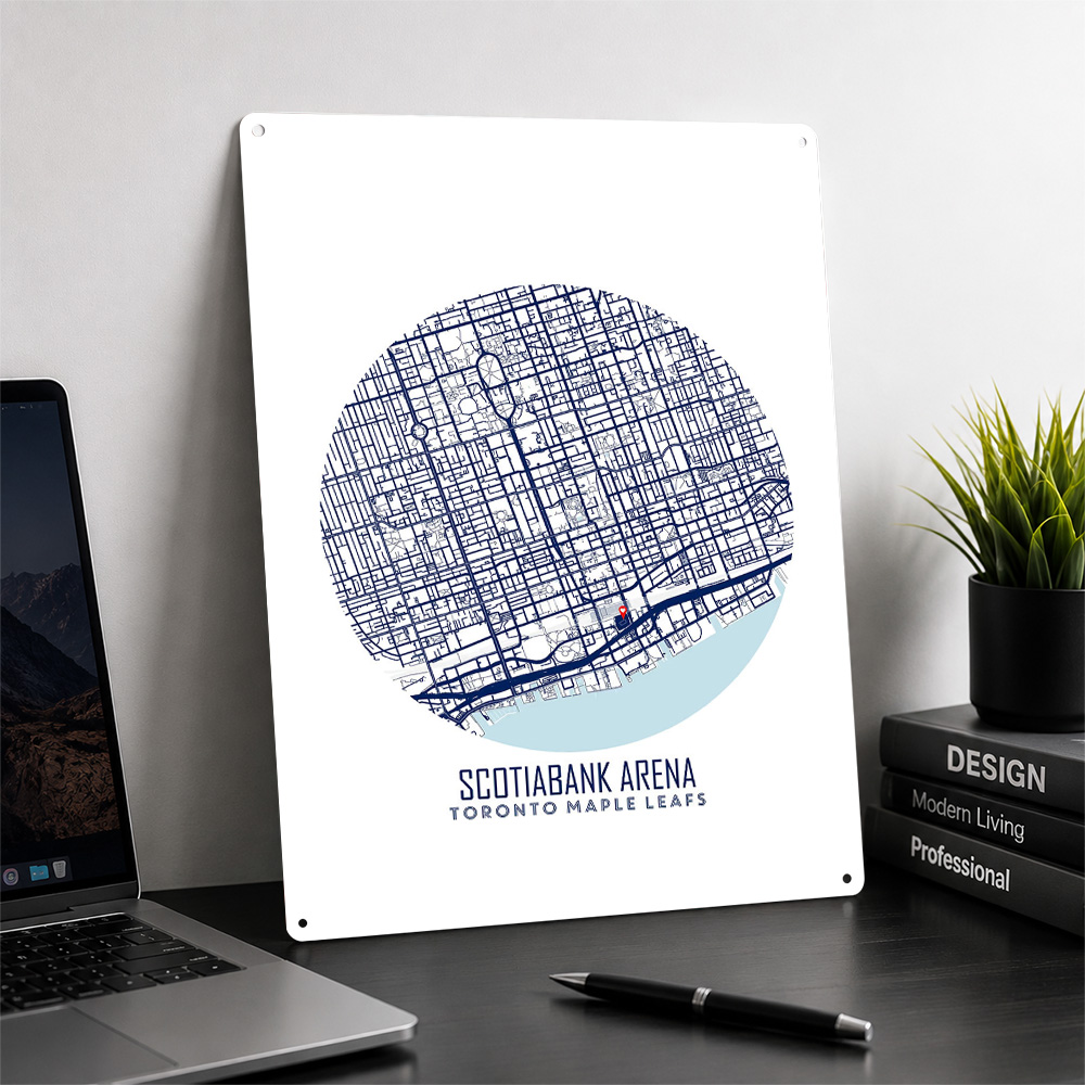 스코티아뱅크 아레나 지도 금속 포스터 스포츠 벽 장식  - Custom Map Poster 리뷰 및 가격
