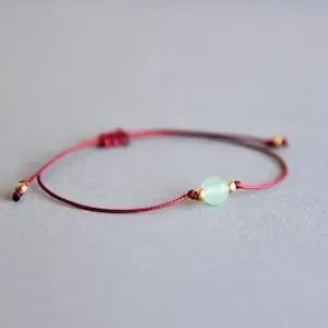 녹색 어벤츄린 크리스탈 낙천주의 기쁨 행운을 빌어요 성 - Coordinates Bracelet 리뷰 및 가격