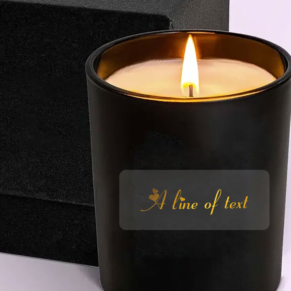 맞춤형 텍스트 직사각형 투명 금박 스티커, 개인 맞춤형 - Personalised Candle Label 리뷰 및 가격
