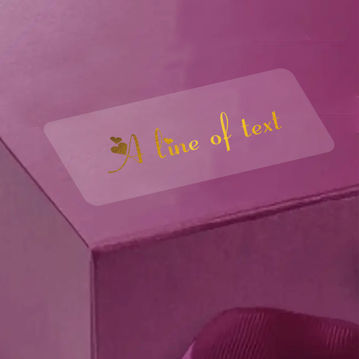 맞춤형 텍스트 직사각형 투명 금박 스티커, 개인 맞춤형 - Personalised Candle Label 리뷰 및 가격