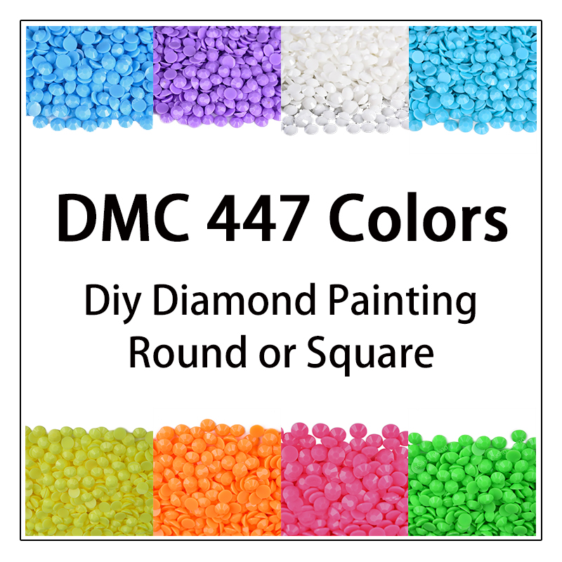 DMC 447 색상 5D Diy 다이아몬드 페인팅 드릴 - Photo Mosaic Print 리뷰 및 가격