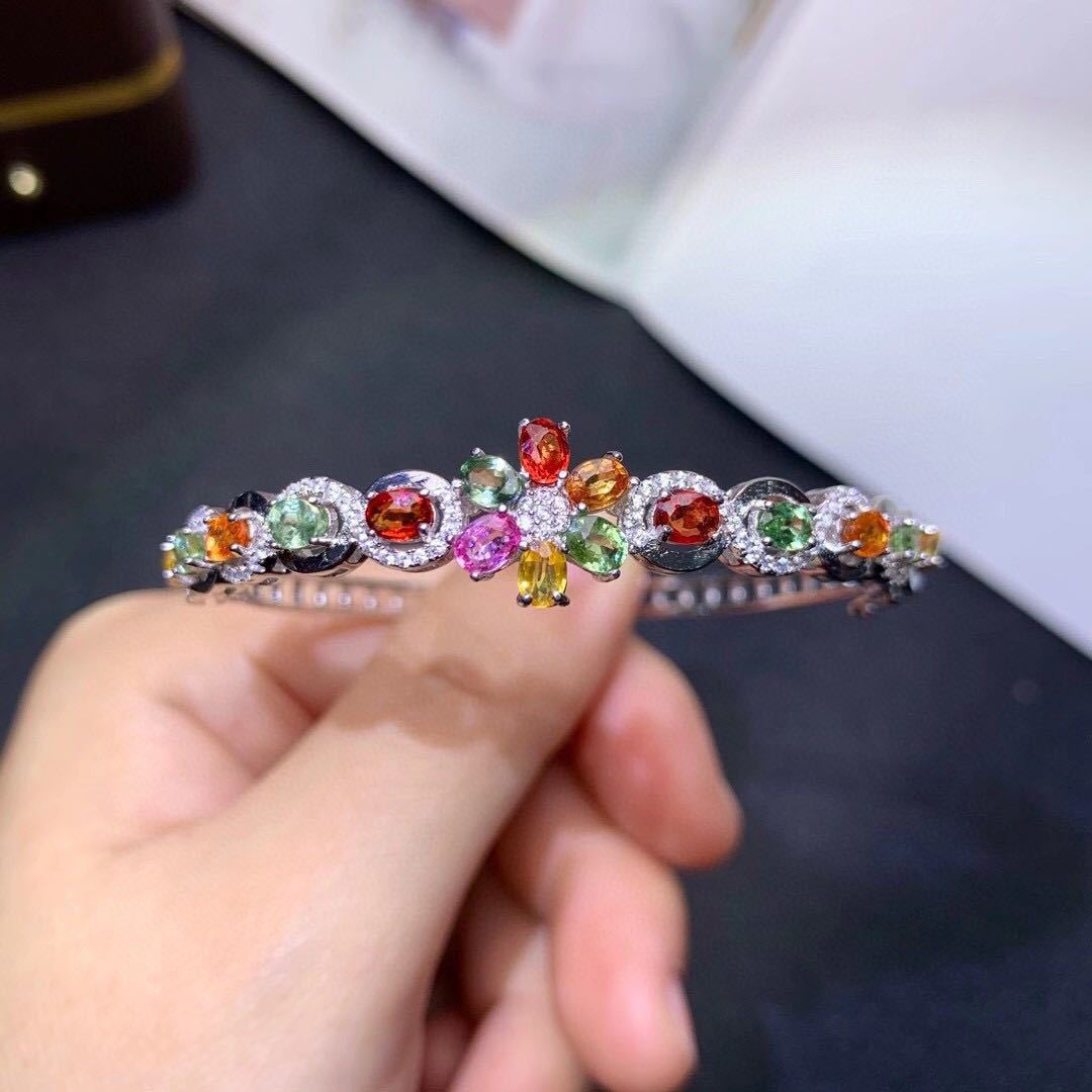 Foydjew 여성용 럭셔리 레인보우 캔디 컬러 팔찌, - Coordinates Bracelet 리뷰 및 가격