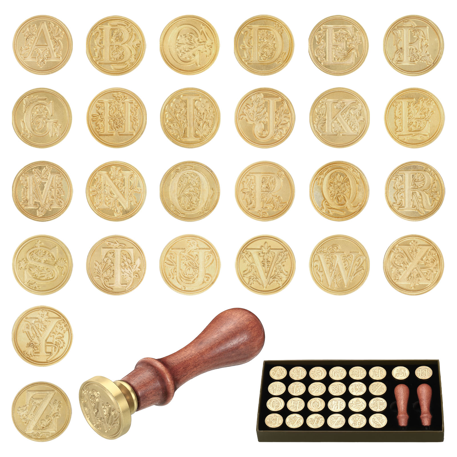 알파벳 왁스 씰 스탬프 키트, 26개 문자 A-Z 씰링 - Wax Seal Letter Kit 리뷰 및 가격