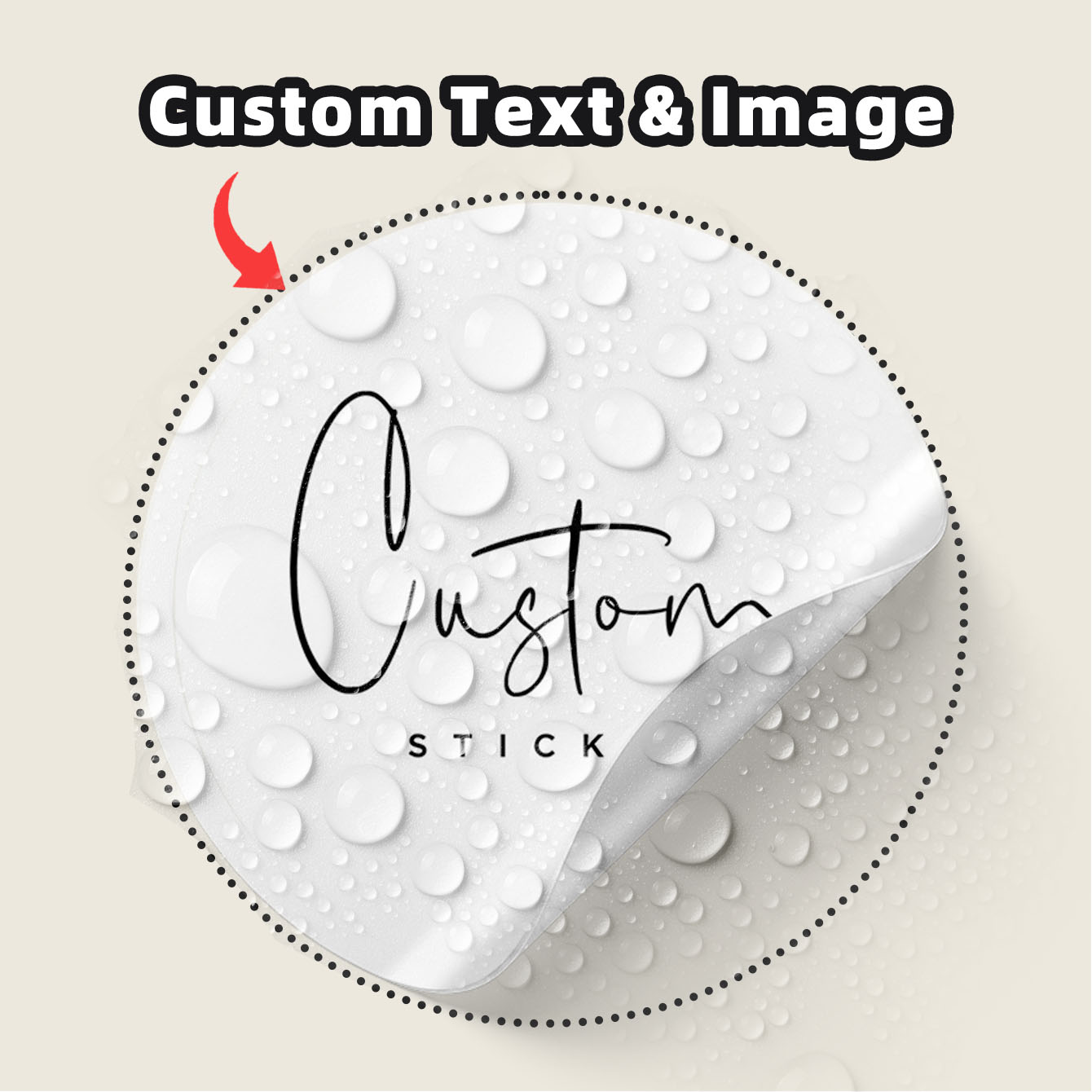 1-100Pcs 맞춤형 방수 원형 스티커, 베이비 샤워 - Personalised Candle Label 리뷰 및 가격