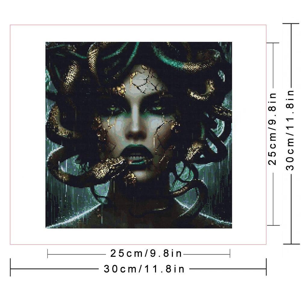 프레임리스, 다이아몬드 모자이크 풀 스퀘어 라운드 여성 - Photo Mosaic Print 리뷰 및 가격