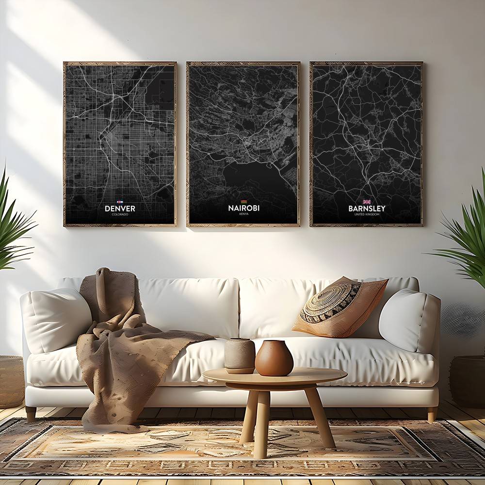 파리 런던 뉴욕 맞춤형 도시 지도 포스터 인쇄 캔버스  - Custom Map Poster 리뷰 및 가격