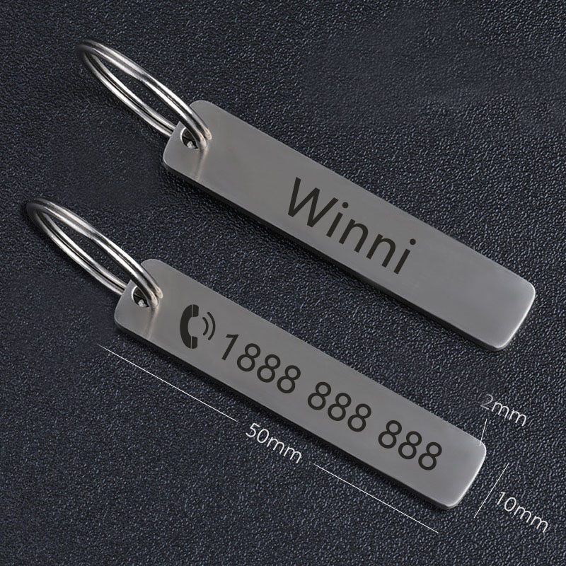 개인화 된 스테인레스 스틸 키 체인 로고 이름/전화 조 - Initial Ring Custom 리뷰 및 가격