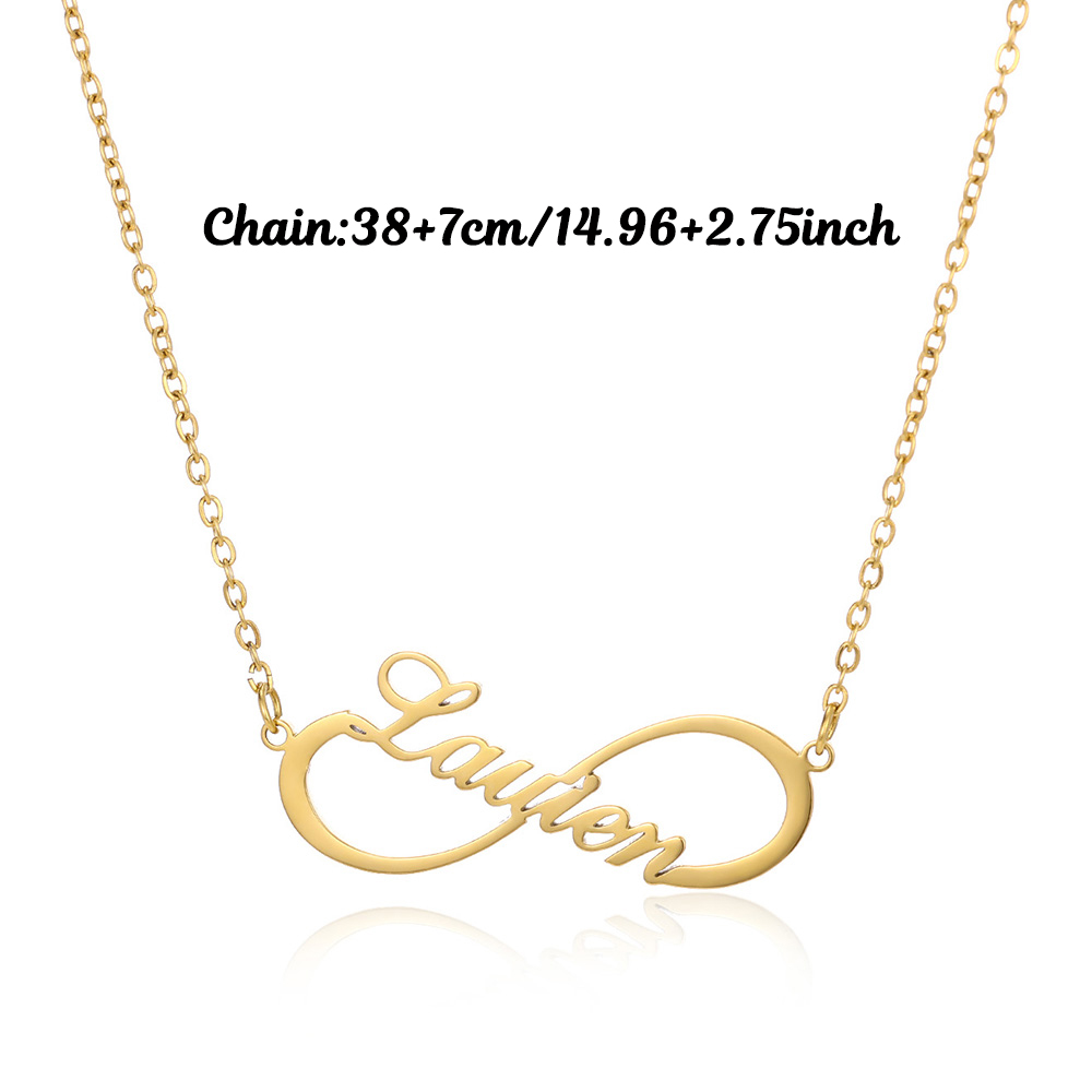 맞춤 이름 인피니티 목걸이 여성 가족 어머니 개인 맞춤 - Name Necklace Custom 리뷰 및 가격