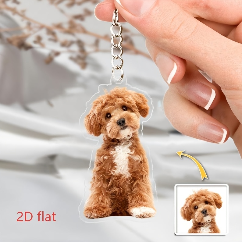 개인 맞춤형 아크릴 키체인, 초상화, 반려동물, 가족  - Pet Portrait Custom 리뷰 및 가격