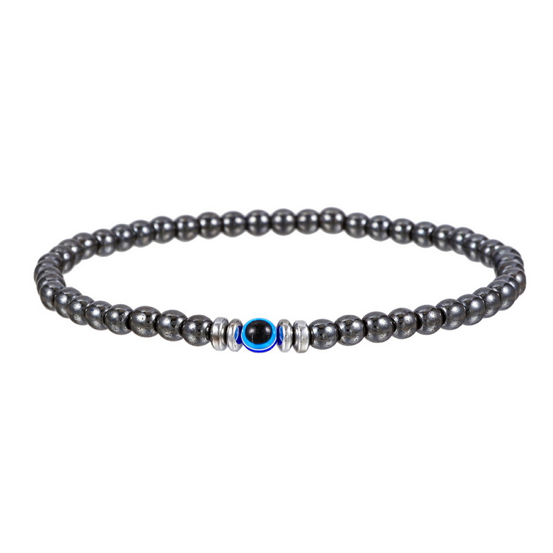 트렌디 한 4mm 흑요석 적철광 천연 타이거 아이 스톤 - Coordinates Bracelet 리뷰 및 가격