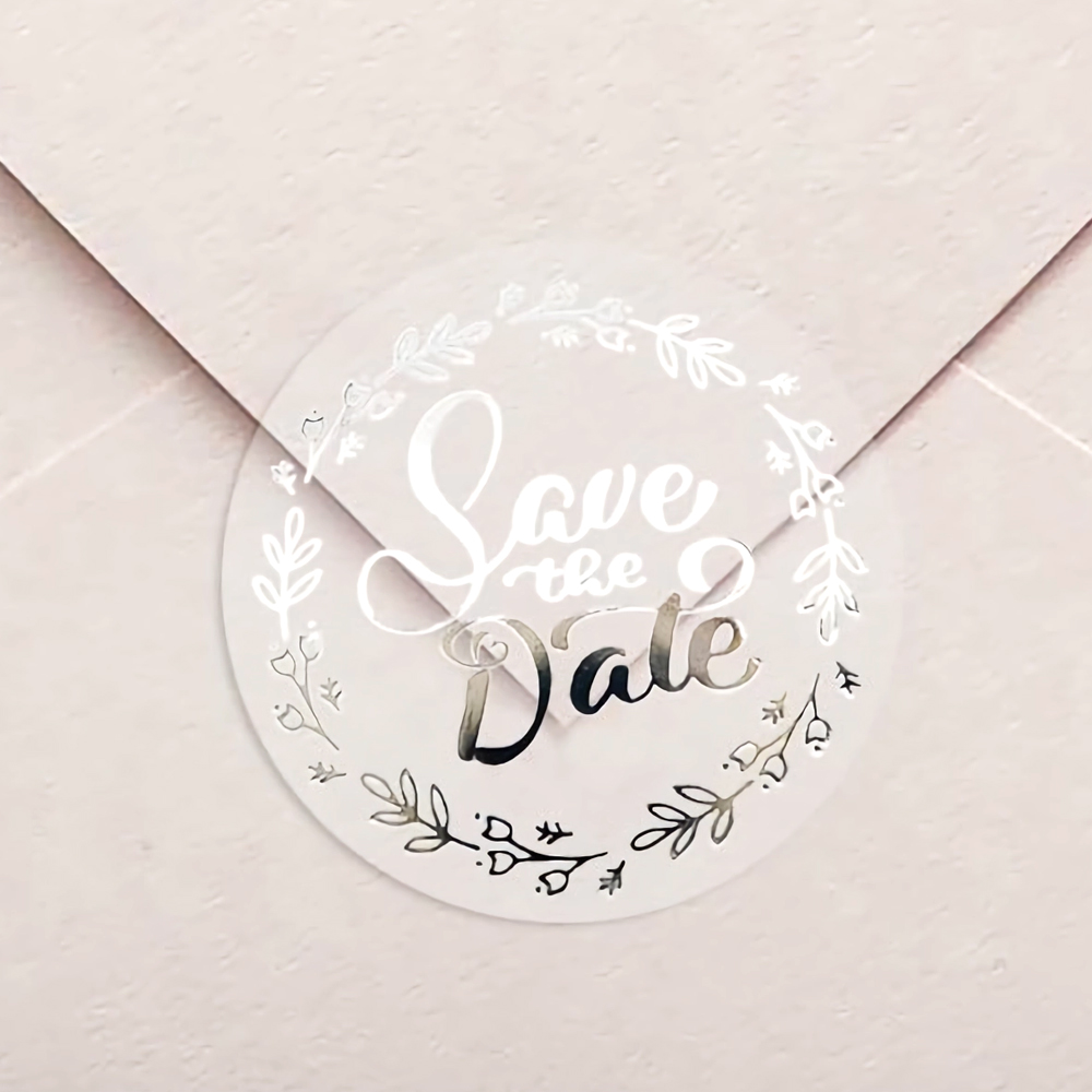 50PCS 맞춤형 금박 은박 스티커 라운드 투명 배경  - Personalised Candle Label 리뷰 및 가격