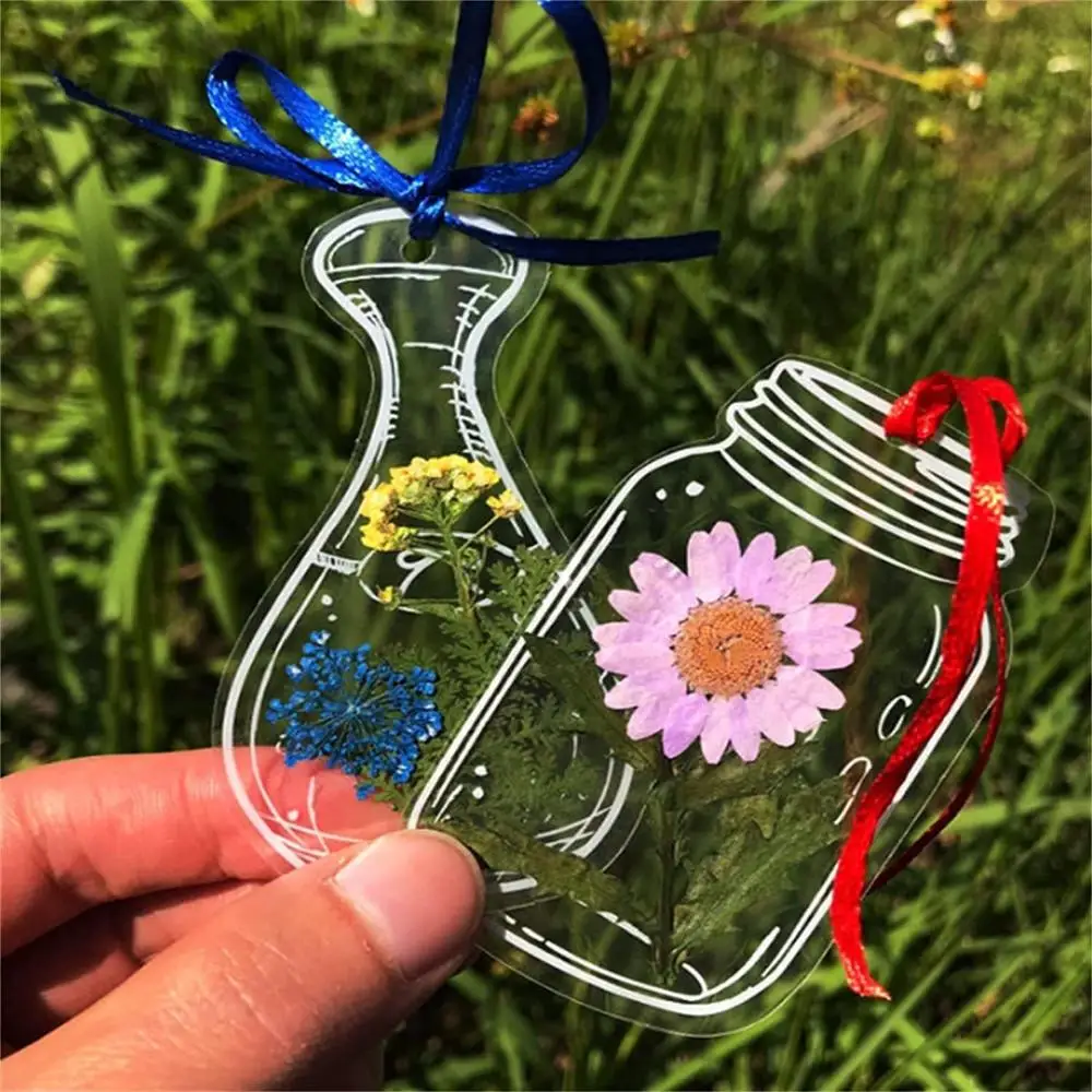 소원 병 패턴 프레스 꽃 책갈피 꽃 페이지 책갈피 허브 - Dried Flower Bookmark 리뷰 및 가격