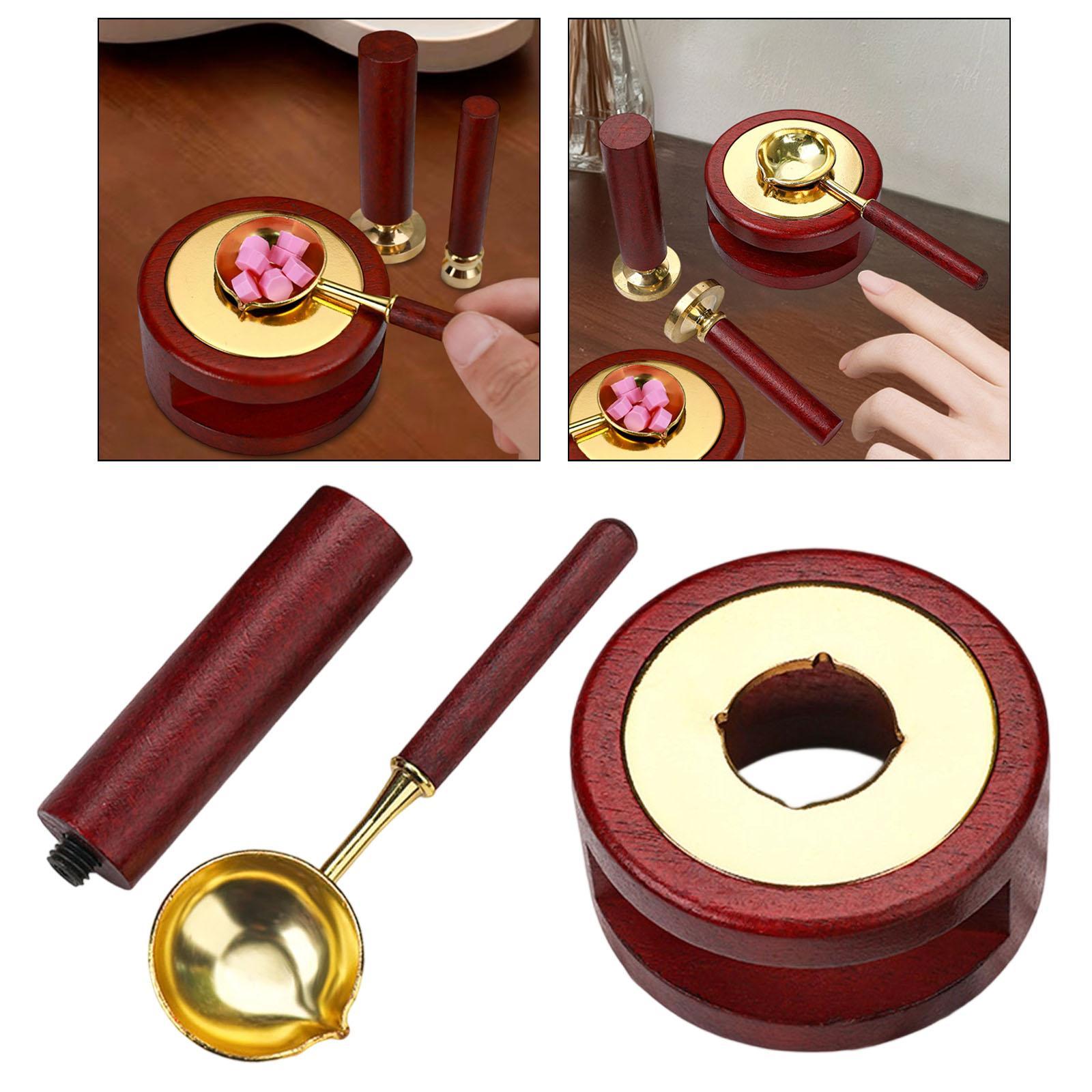 왁스 씰 스탬프 세트 봉투 밀봉 도구 나무 숟가락 결혼 - Wax Seal Letter Kit 리뷰 및 가격