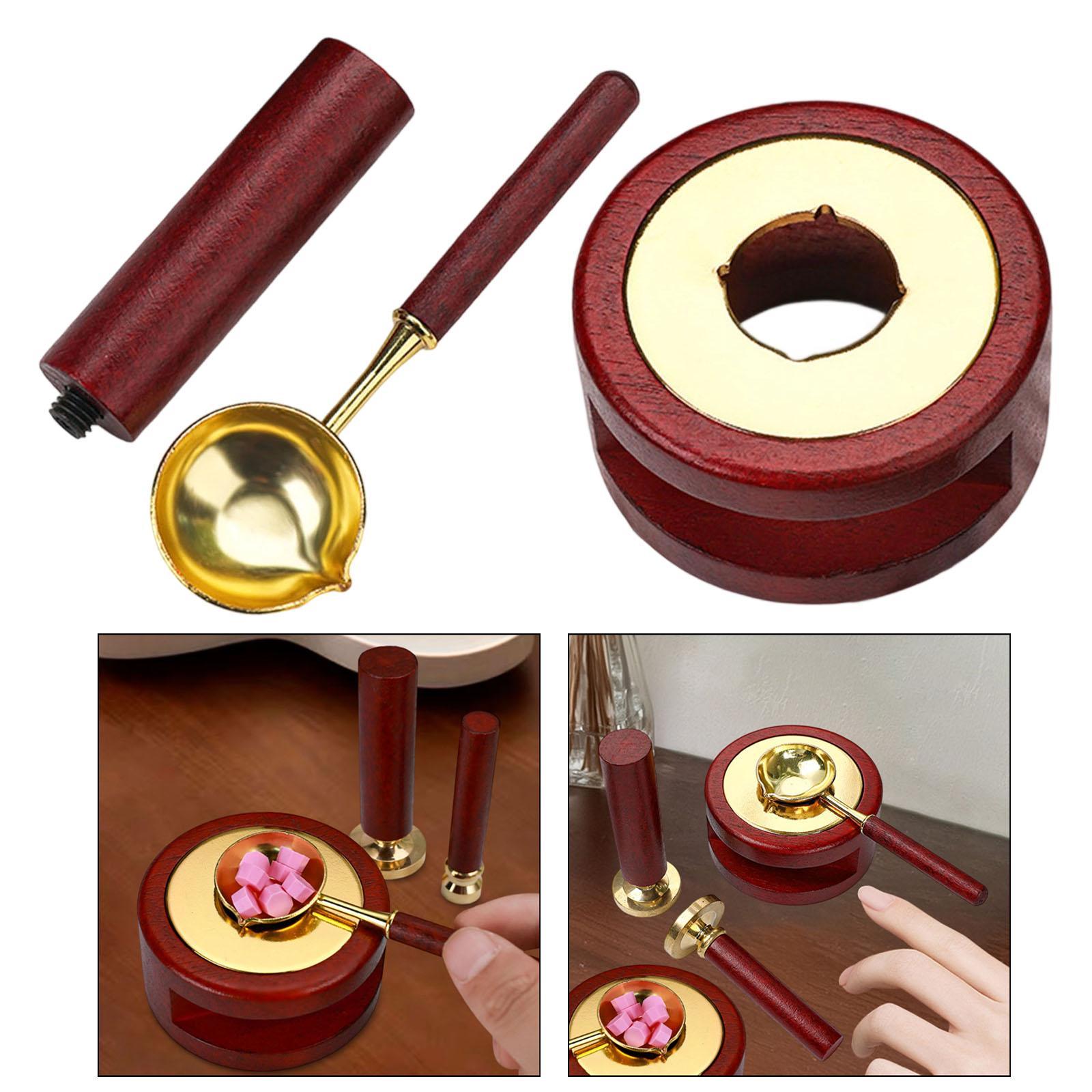 왁스 씰 스탬프 세트 봉투 밀봉 도구 나무 숟가락 결혼 - Wax Seal Letter Kit 리뷰 및 가격