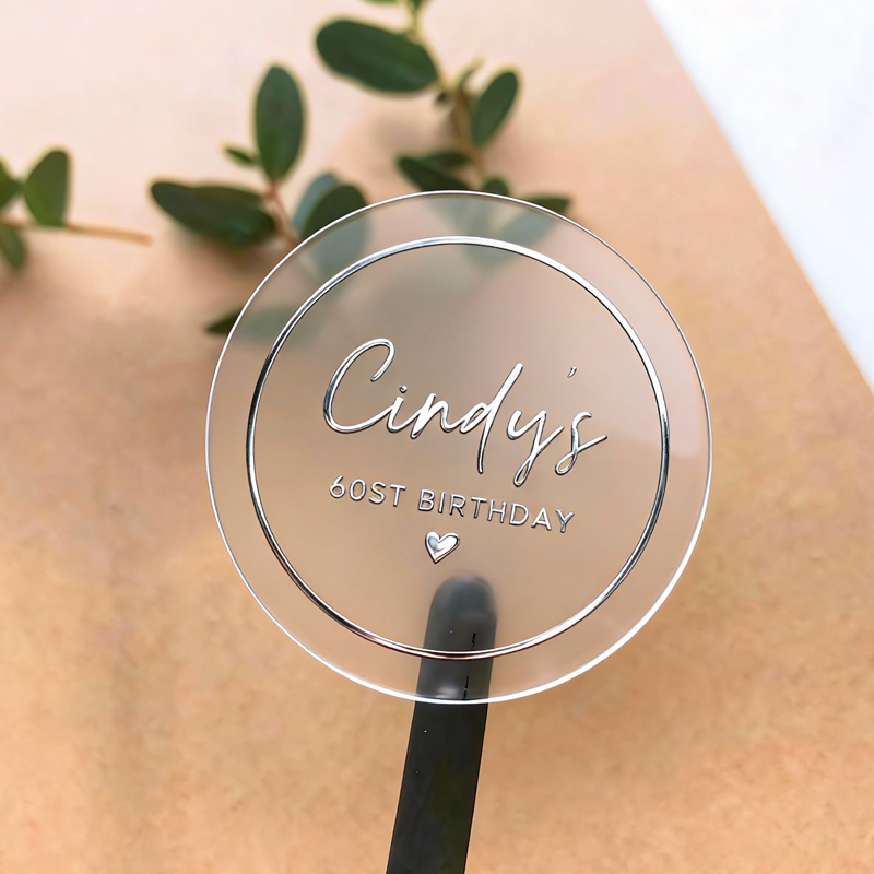 50PCS 맞춤형 생일 스티커 방수 라운드 투명 스티커 - Personalised Candle Label 리뷰 및 가격