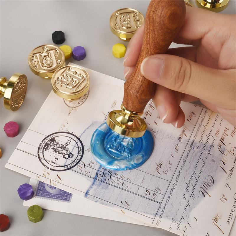 A-Z 빈티지 봉인 된 왁스 스탬프 헤드 26 문자 패 - Wax Seal Letter Kit 리뷰 및 가격