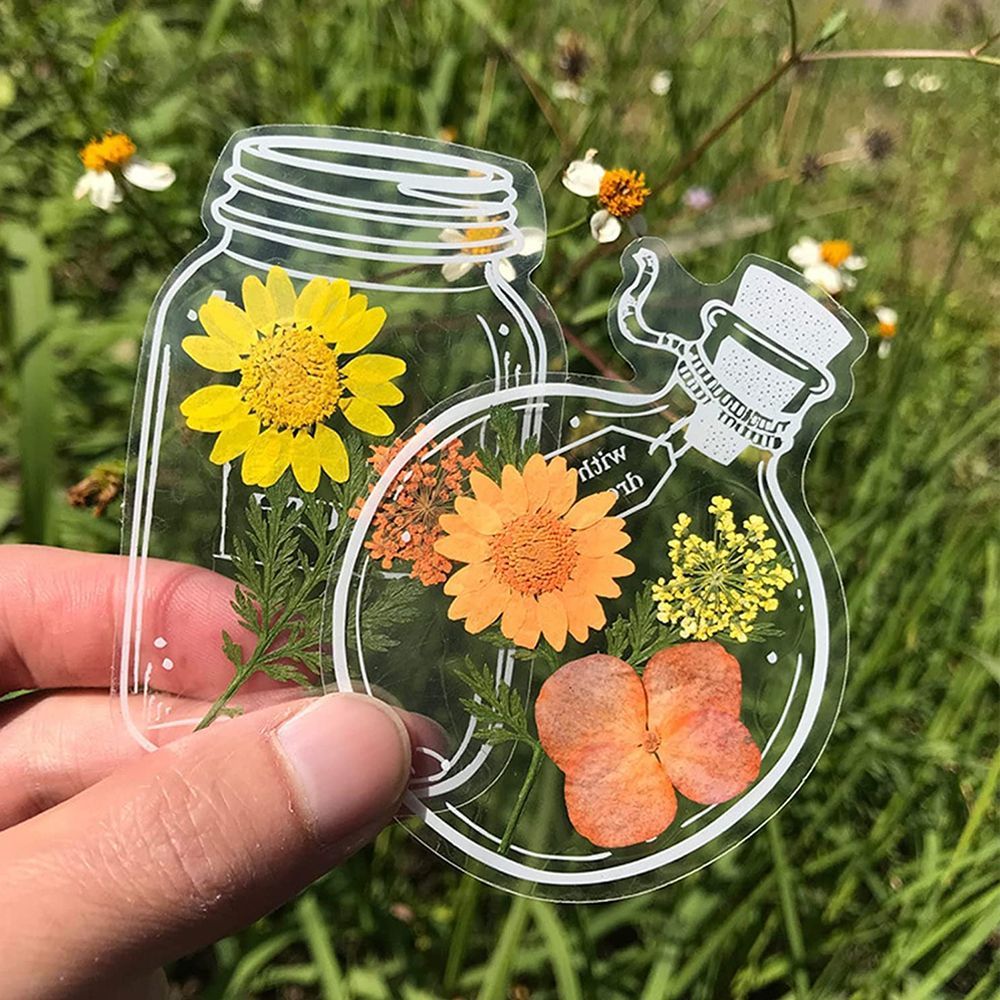투명한 말린 꽃 북마크 DIY 꽃 북마크 메이커, 새로 - Dried Flower Bookmark 리뷰 및 가격